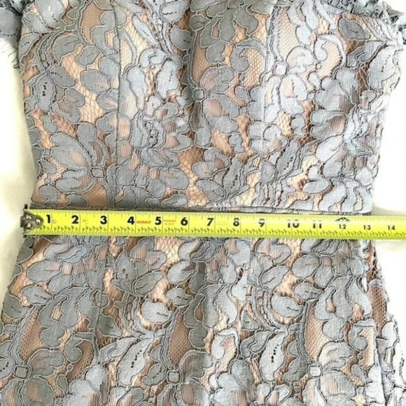 JARLO Adeline all over lace bandeau dress Gray - Picture 6 of 16